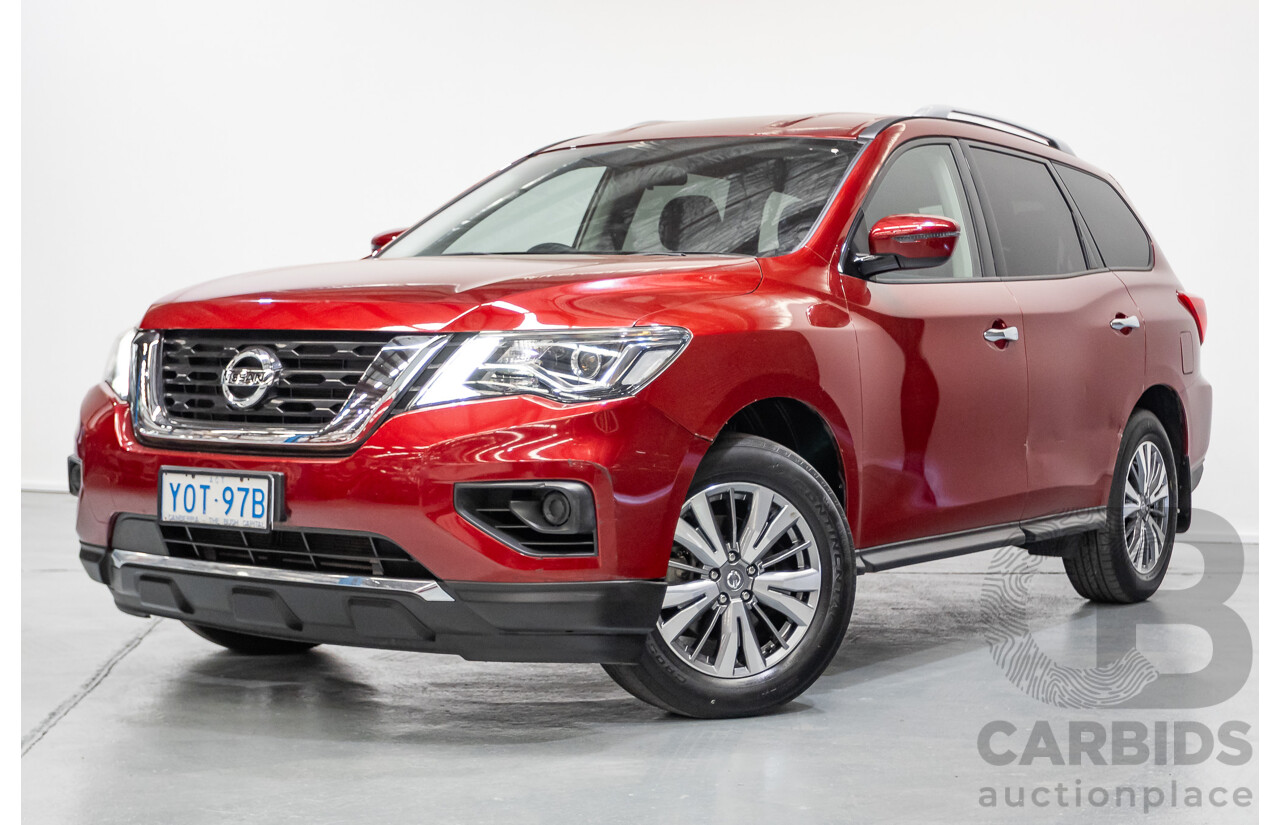 11/2019 Nissan Pathfinder ST R52 MY19 SERIES III 4D Wagon Maroon 3.5L - 7 seats