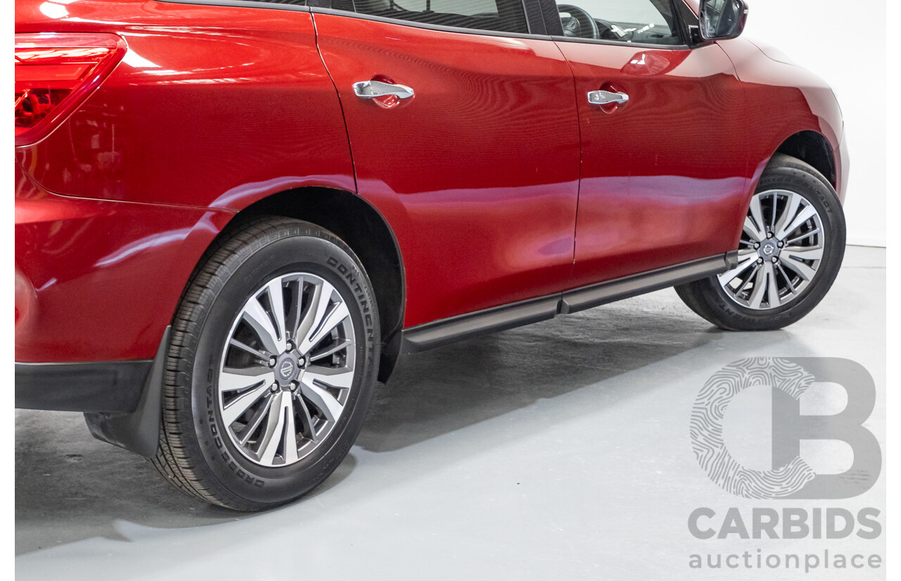 11/2019 Nissan Pathfinder ST R52 MY19 SERIES III 4D Wagon Maroon 3.5L - 7 seats