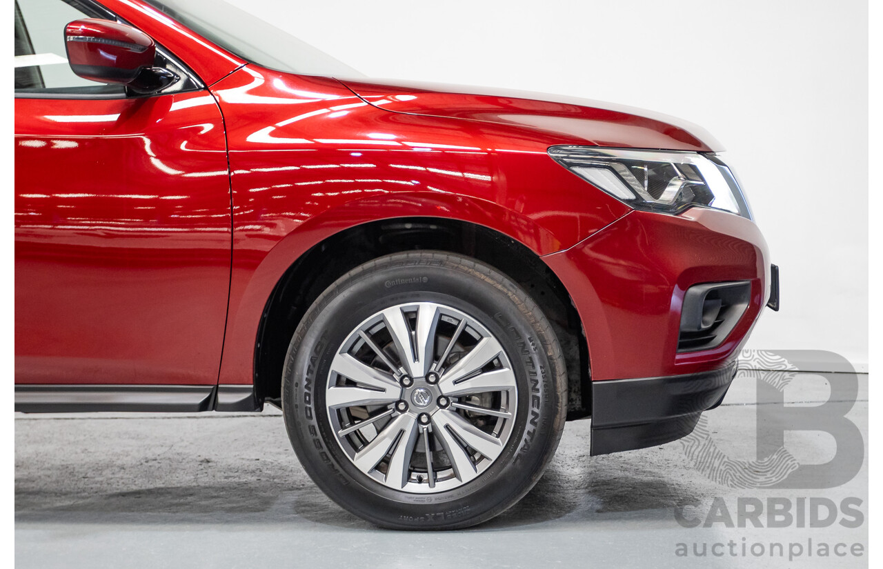 11/2019 Nissan Pathfinder ST R52 MY19 SERIES III 4D Wagon Maroon 3.5L - 7 seats