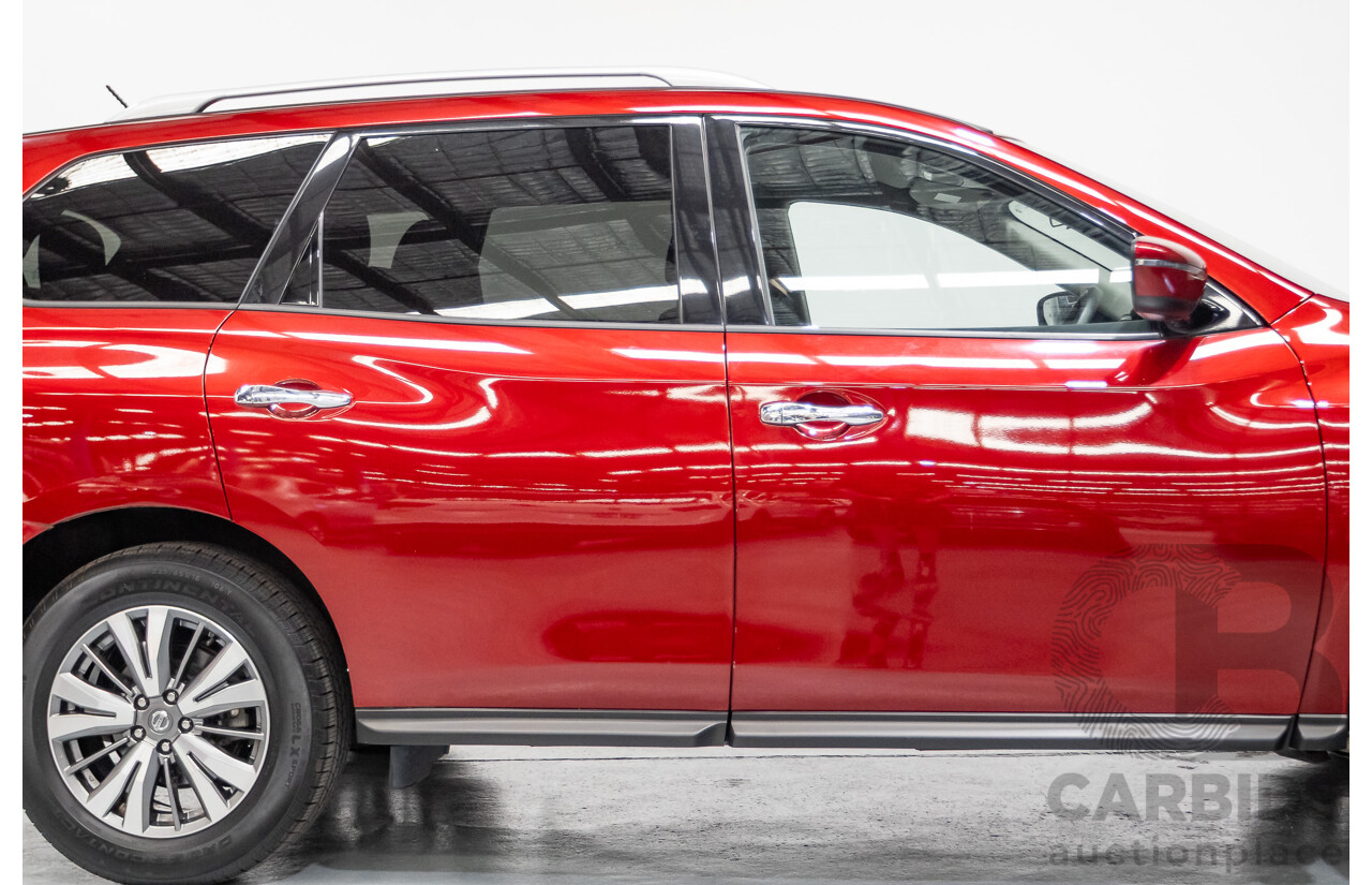 11/2019 Nissan Pathfinder ST R52 MY19 SERIES III 4D Wagon Maroon 3.5L - 7 seats