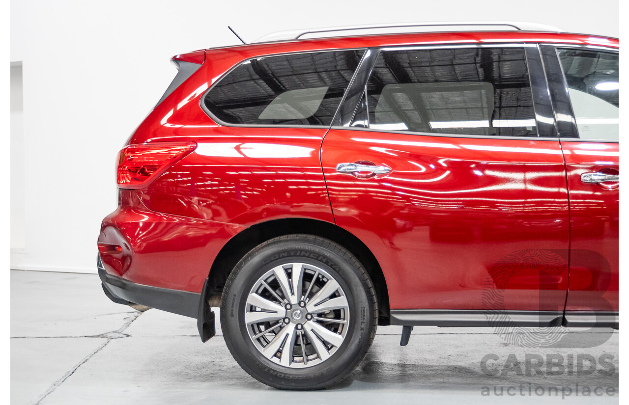 11/2019 Nissan Pathfinder ST R52 MY19 SERIES III 4D Wagon Maroon 3.5L - 7 seats