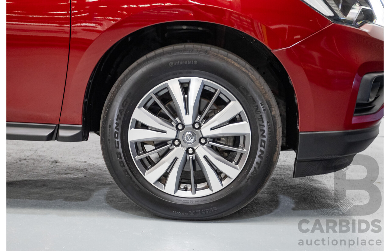 11/2019 Nissan Pathfinder ST R52 MY19 SERIES III 4D Wagon Maroon 3.5L - 7 seats