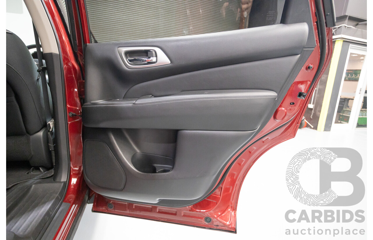 11/2019 Nissan Pathfinder ST R52 MY19 SERIES III 4D Wagon Maroon 3.5L - 7 seats