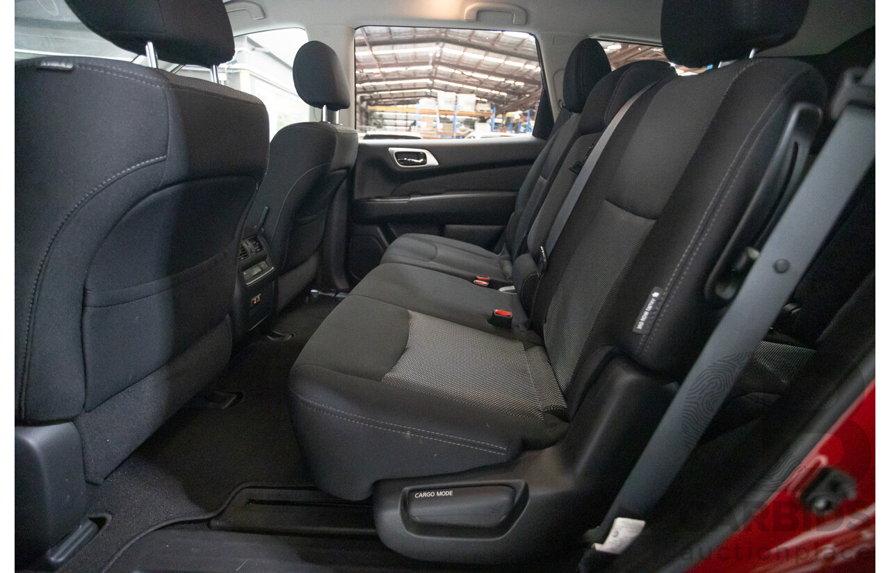 11/2019 Nissan Pathfinder ST R52 MY19 SERIES III 4D Wagon Maroon 3.5L - 7 seats