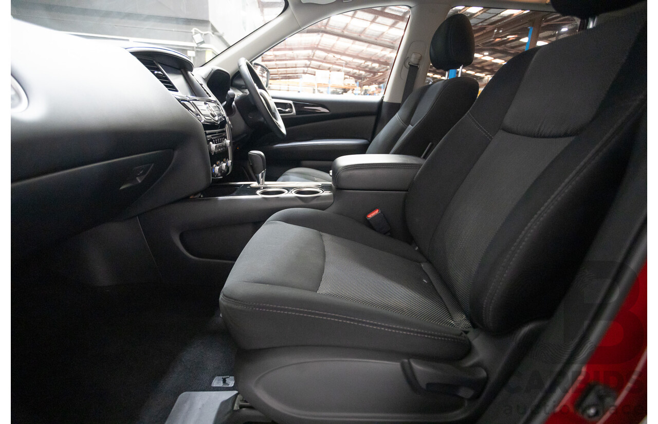 11/2019 Nissan Pathfinder ST R52 MY19 SERIES III 4D Wagon Maroon 3.5L - 7 seats