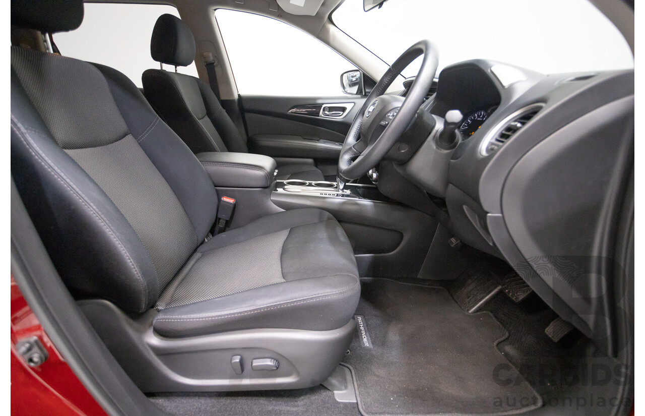 11/2019 Nissan Pathfinder ST R52 MY19 SERIES III 4D Wagon Maroon 3.5L - 7 seats