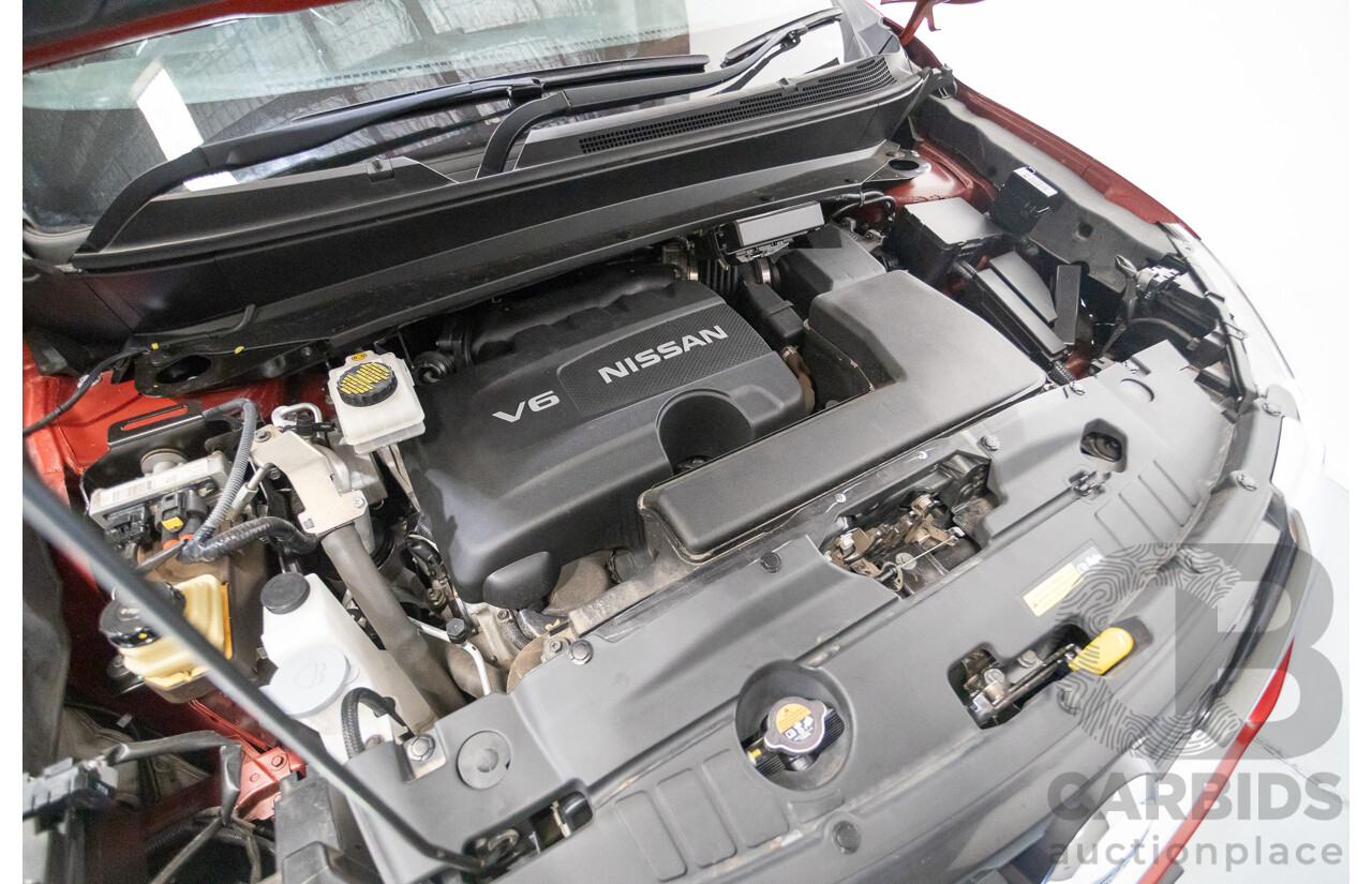 11/2019 Nissan Pathfinder ST R52 MY19 SERIES III 4D Wagon Maroon 3.5L - 7 seats