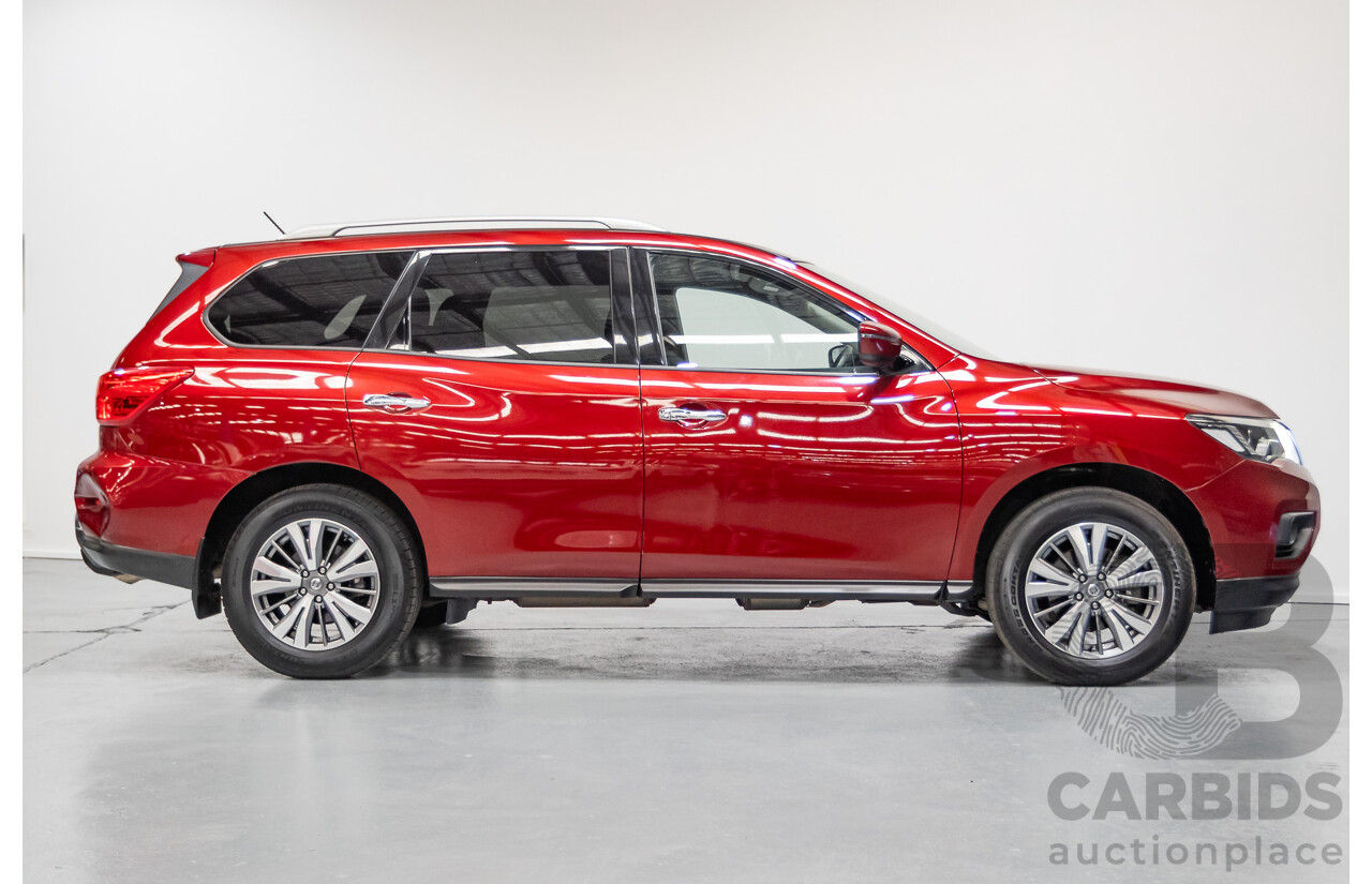 11/2019 Nissan Pathfinder ST R52 MY19 SERIES III 4D Wagon Maroon 3.5L - 7 seats