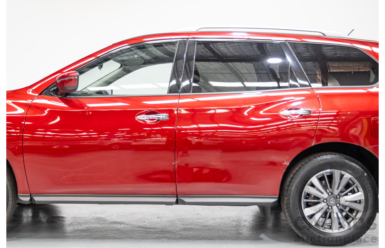 11/2019 Nissan Pathfinder ST R52 MY19 SERIES III 4D Wagon Maroon 3.5L - 7 seats