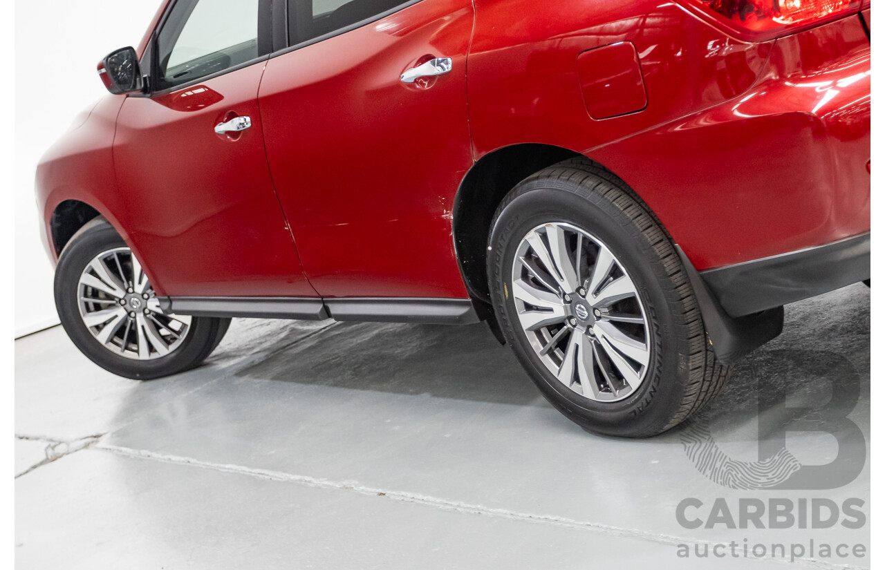 11/2019 Nissan Pathfinder ST R52 MY19 SERIES III 4D Wagon Maroon 3.5L - 7 seats