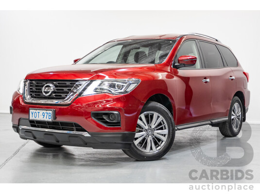 11/2019 Nissan Pathfinder ST R52 MY19 SERIES III 4D Wagon Maroon 3.5L - 7 seats
