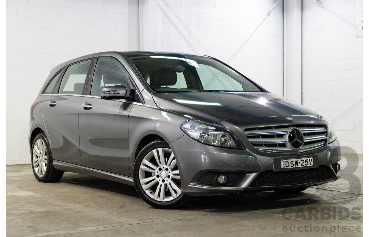 2/2013 Mercedes-Benz B200 CDI BE 246 MY13 5d Hatchback Mountain Grey Metallic Turbo Diesel 1.8L