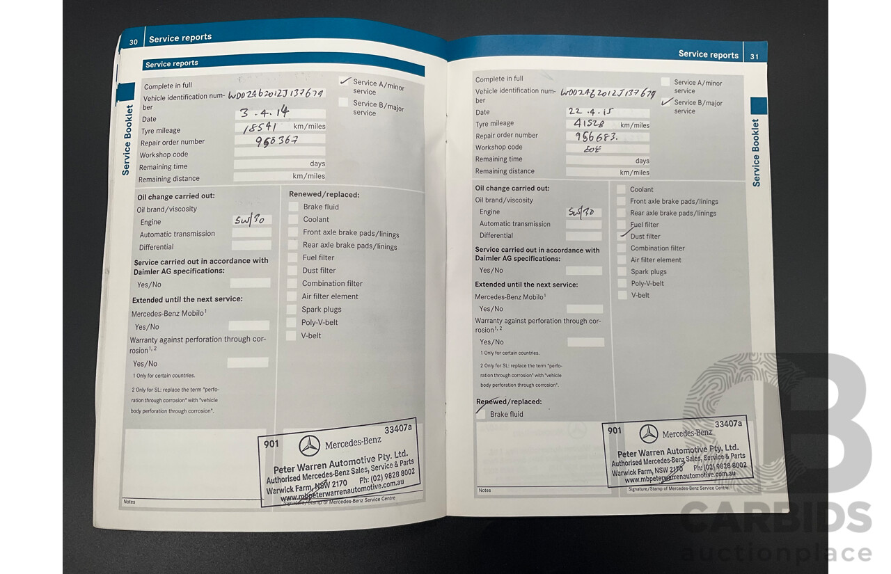 2/2013 Mercedes-Benz B200 CDI BE 246 MY13 5d Hatchback Mountain Grey Metallic Turbo Diesel 1.8L