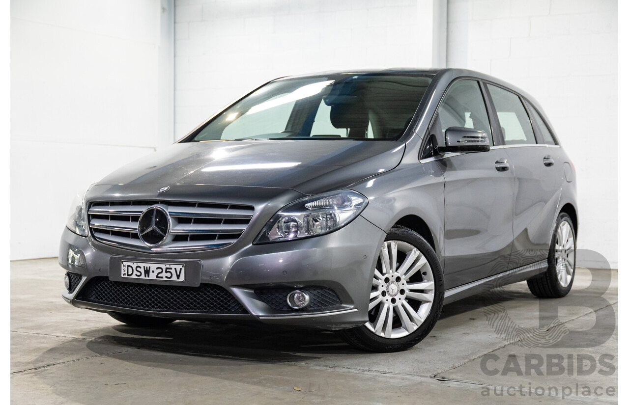 2/2013 Mercedes-Benz B200 CDI BE 246 MY13 5d Hatchback Mountain Grey Metallic Turbo Diesel 1.8L