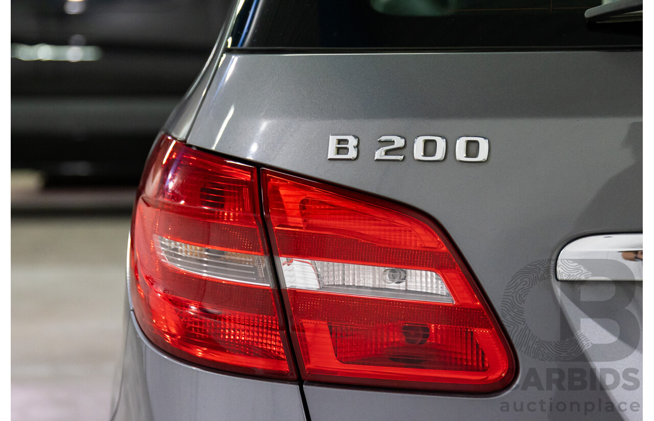 2/2013 Mercedes-Benz B200 CDI BE 246 MY13 5d Hatchback Mountain Grey Metallic Turbo Diesel 1.8L