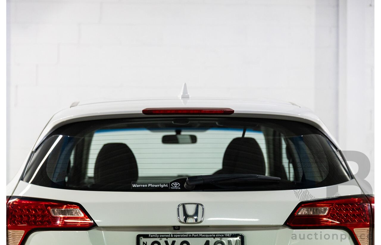 3/2015 Honda Hr-V VTi  4d Wagon Platinum White Pearl 1.8L