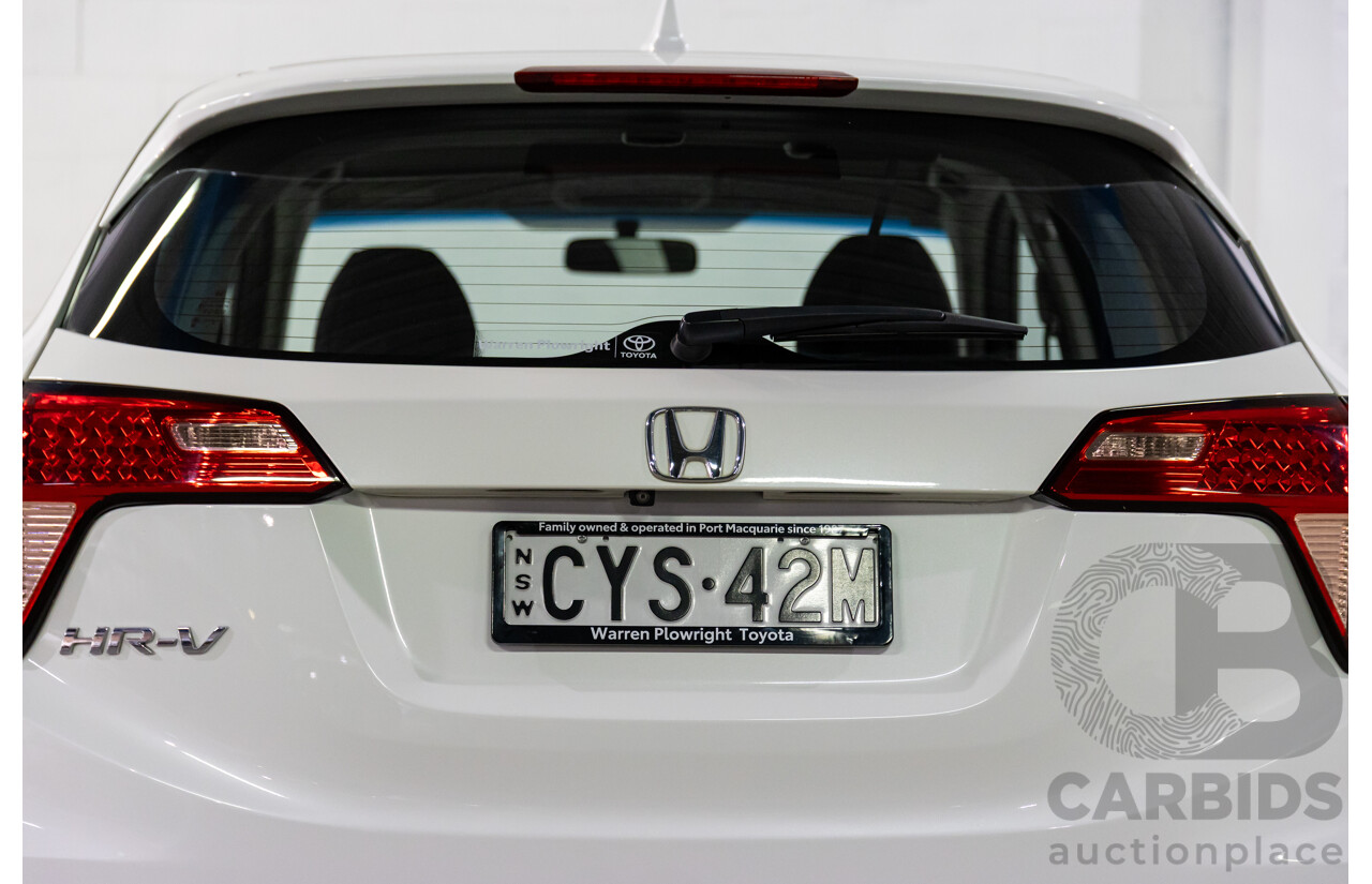 3/2015 Honda Hr-V VTi  4d Wagon Platinum White Pearl 1.8L