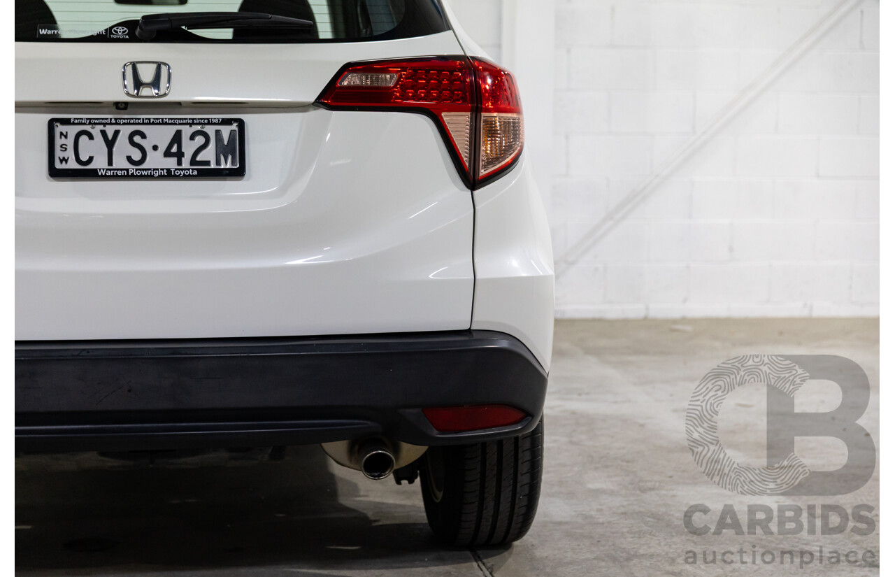 3/2015 Honda Hr-V VTi  4d Wagon Platinum White Pearl 1.8L