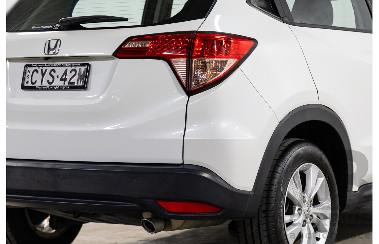3/2015 Honda Hr-V VTi  4d Wagon Platinum White Pearl 1.8L