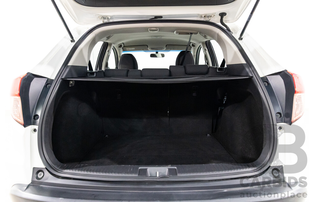 3/2015 Honda Hr-V VTi  4d Wagon Platinum White Pearl 1.8L