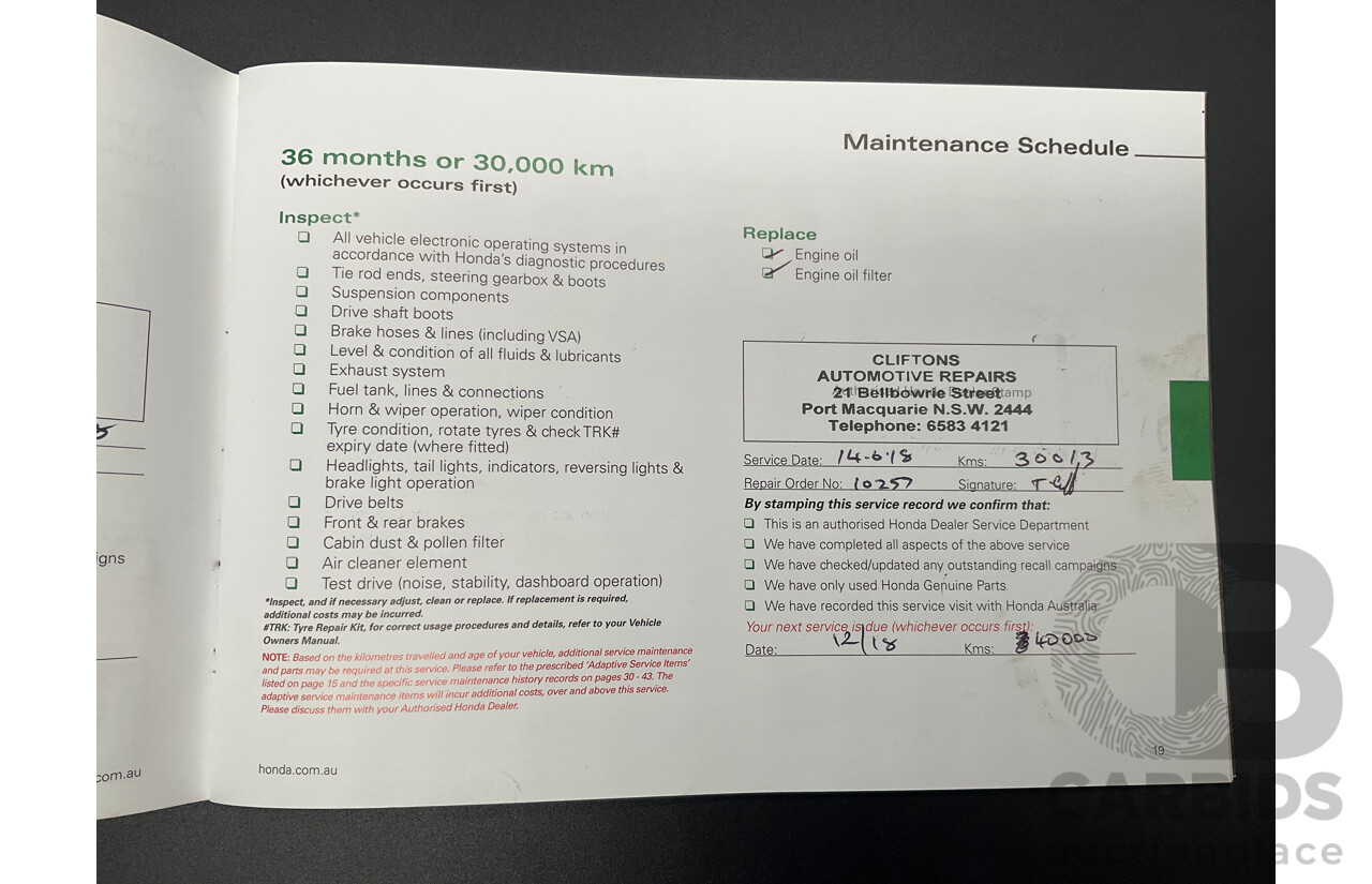 3/2015 Honda Hr-V VTi  4d Wagon Platinum White Pearl 1.8L