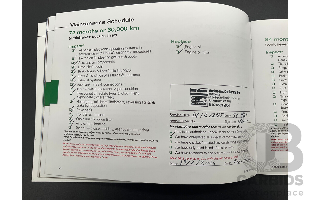 3/2015 Honda Hr-V VTi  4d Wagon Platinum White Pearl 1.8L