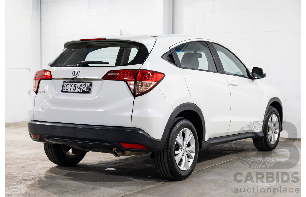 3/2015 Honda Hr-V VTi 4d Wagon Platinum White Pearl 1.8L