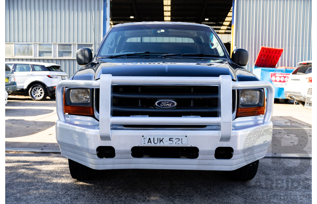 7/2005 Ford F250 XLT (4x4) RN Crew Cab P/Up Ebony Black Turbo Diesel Powerstroke V8 7.3L