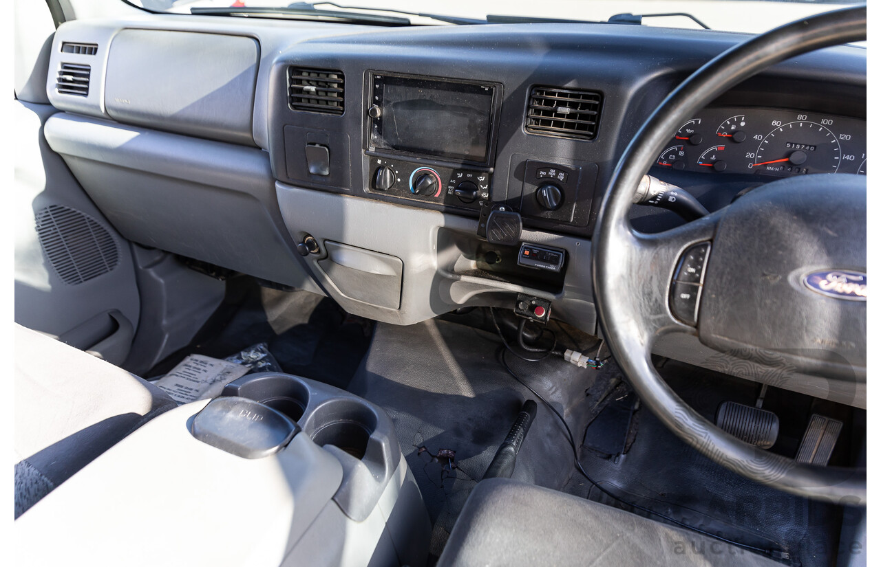 7/2005 Ford F250 XLT (4x4) RN Crew Cab P/Up Ebony Black Turbo Diesel Powerstroke V8 7.3L