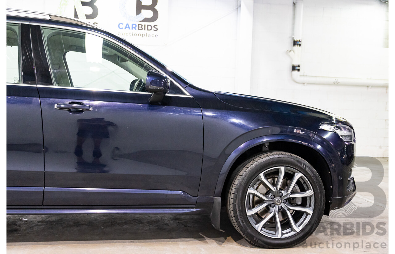 07/2019 Volvo XC90 D5 Momentum (AWD) 256 MY20 4d Wagon Magic Blue Metallic Turbo Diesel 2.0L