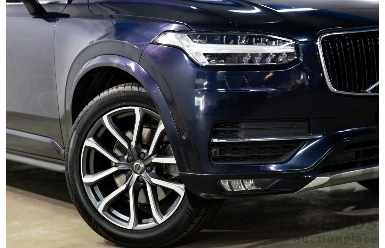 07/2019 Volvo XC90 D5 Momentum (AWD) 256 MY20 4d Wagon Magic Blue Metallic Turbo Diesel 2.0L
