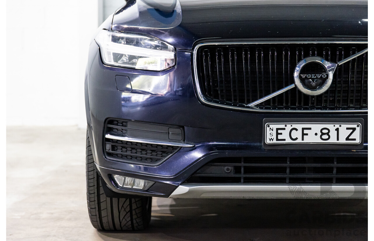 07/2019 Volvo XC90 D5 Momentum (AWD) 256 MY20 4d Wagon Magic Blue Metallic Turbo Diesel 2.0L