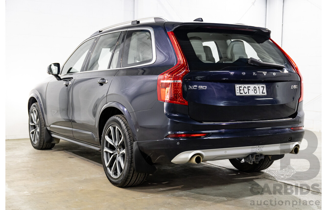 07/2019 Volvo XC90 D5 Momentum (AWD) 256 MY20 4d Wagon Magic Blue Metallic Turbo Diesel 2.0L