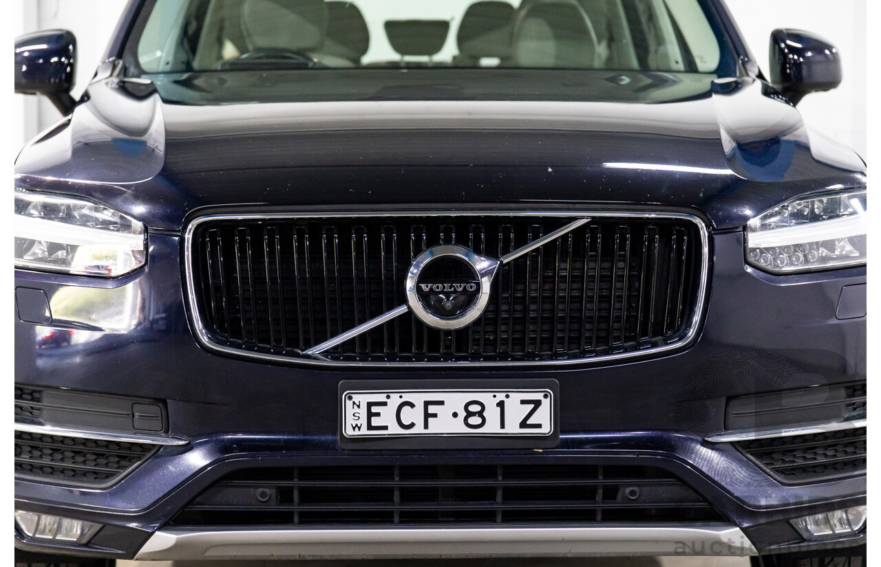 07/2019 Volvo XC90 D5 Momentum (AWD) 256 MY20 4d Wagon Magic Blue Metallic Turbo Diesel 2.0L