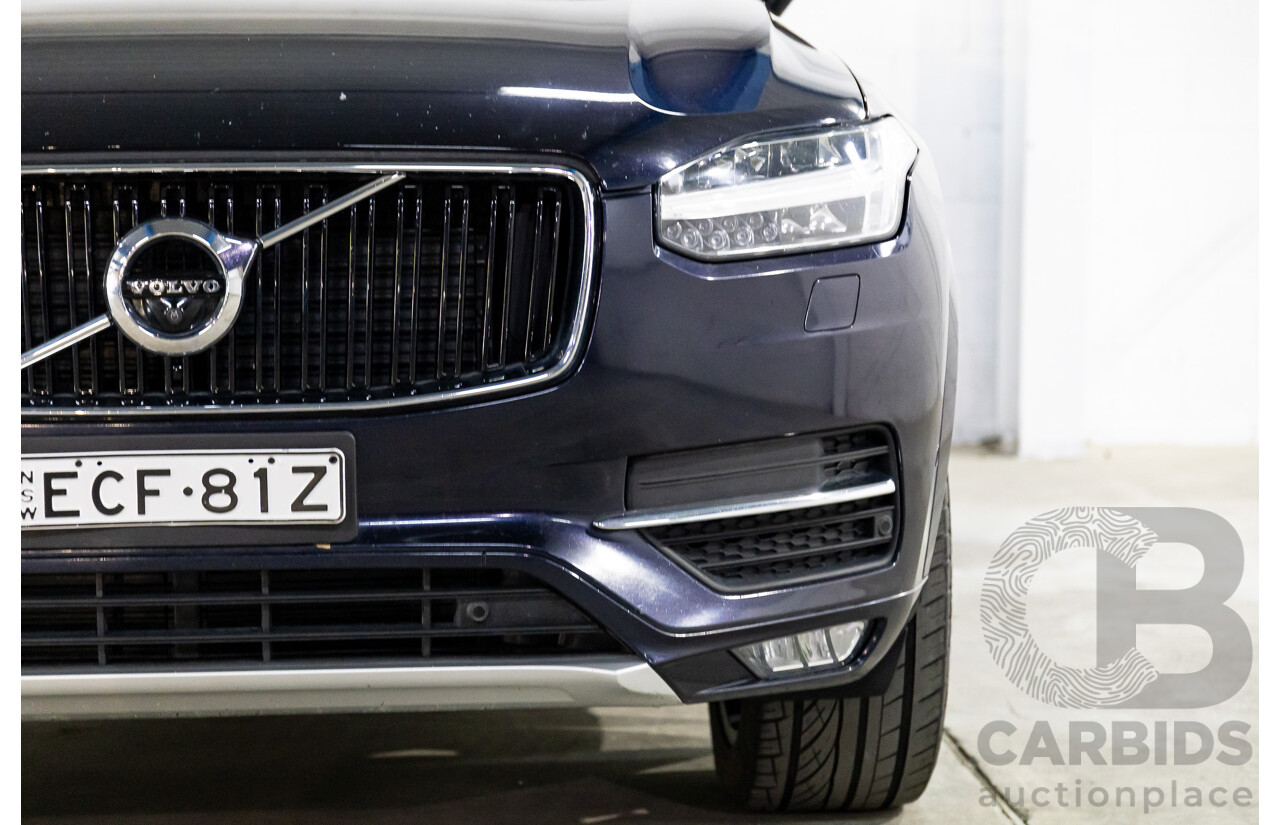 07/2019 Volvo XC90 D5 Momentum (AWD) 256 MY20 4d Wagon Magic Blue Metallic Turbo Diesel 2.0L
