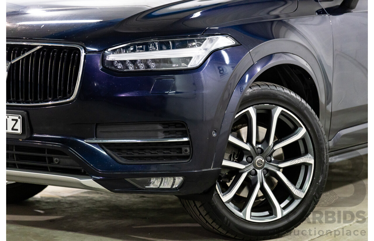 07/2019 Volvo XC90 D5 Momentum (AWD) 256 MY20 4d Wagon Magic Blue Metallic Turbo Diesel 2.0L