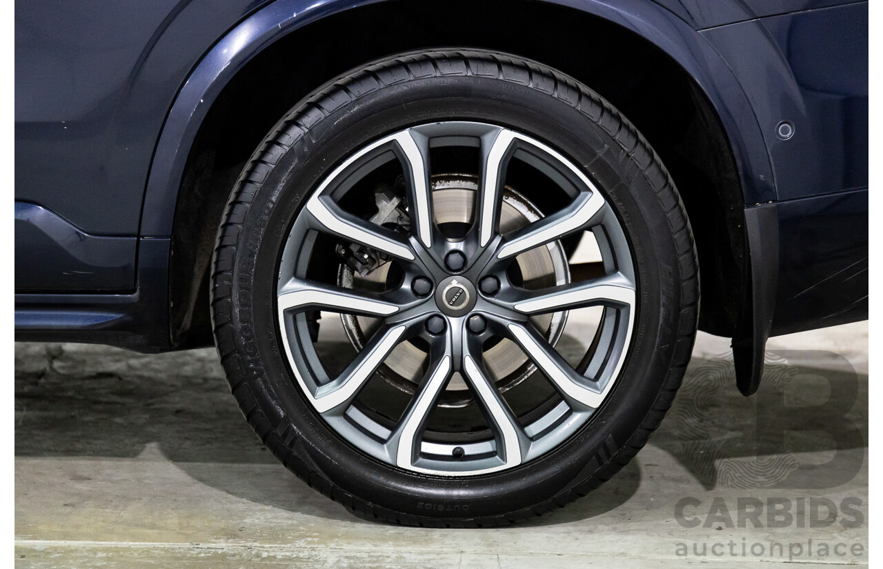 07/2019 Volvo XC90 D5 Momentum (AWD) 256 MY20 4d Wagon Magic Blue Metallic Turbo Diesel 2.0L