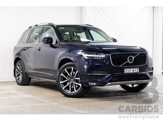 07/2019 Volvo XC90 D5 Momentum (AWD) 256 MY20 4d Wagon Magic Blue Metallic Turbo Diesel 2.0L