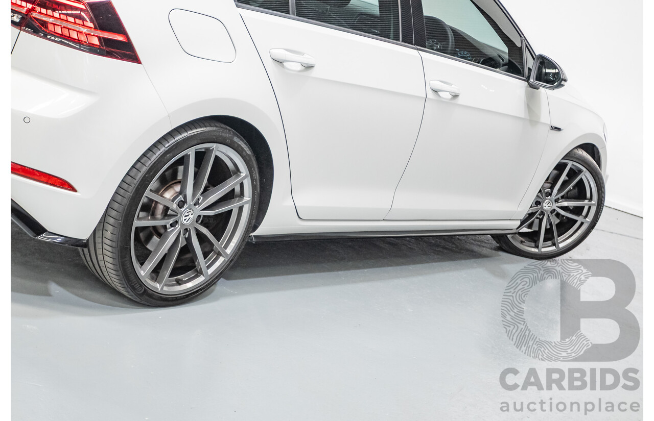 1/2018 Volkswagen Golf R Wolfsburg Edition (AWD) AU MY7.5 5D Hatchback Oryx White Pearl Turbo 2.0L