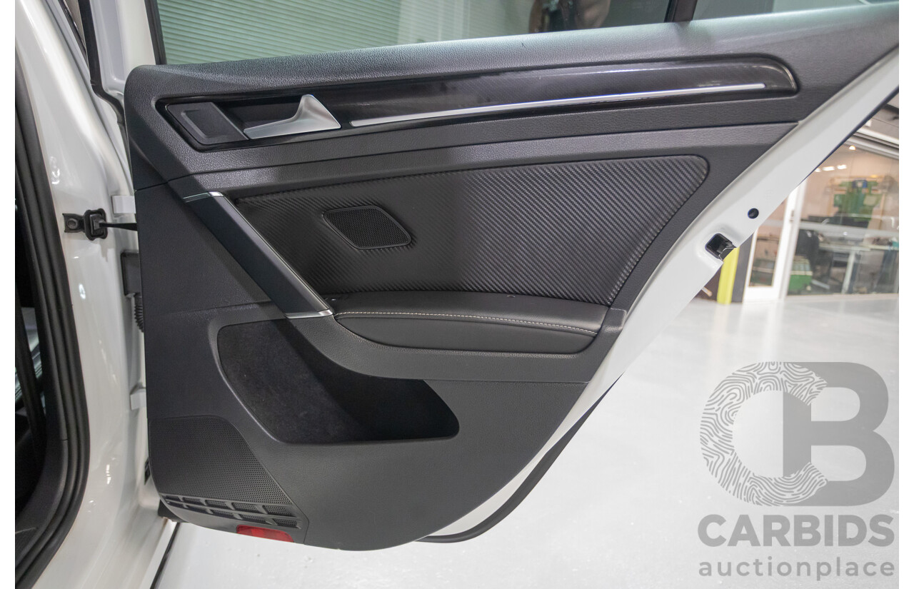 1/2018 Volkswagen Golf R Wolfsburg Edition (AWD) AU MY7.5 5D Hatchback Oryx White Pearl Turbo 2.0L