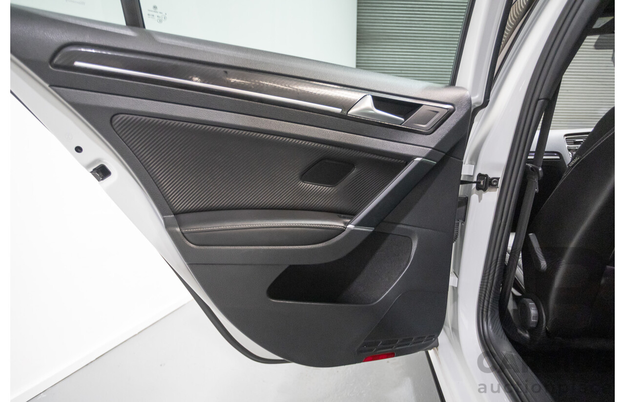 1/2018 Volkswagen Golf R Wolfsburg Edition (AWD) AU MY7.5 5D Hatchback Oryx White Pearl Turbo 2.0L