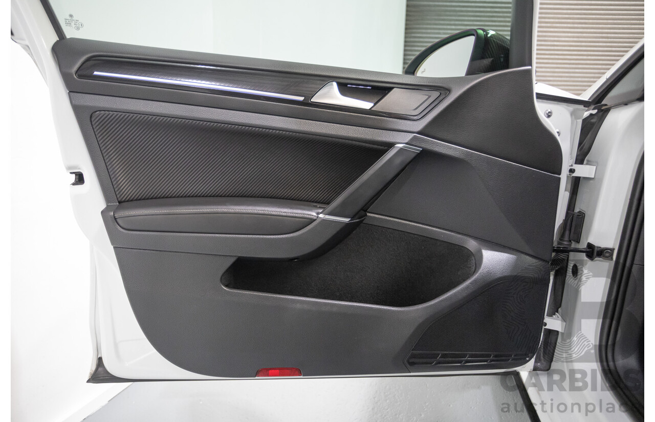 1/2018 Volkswagen Golf R Wolfsburg Edition (AWD) AU MY7.5 5D Hatchback Oryx White Pearl Turbo 2.0L