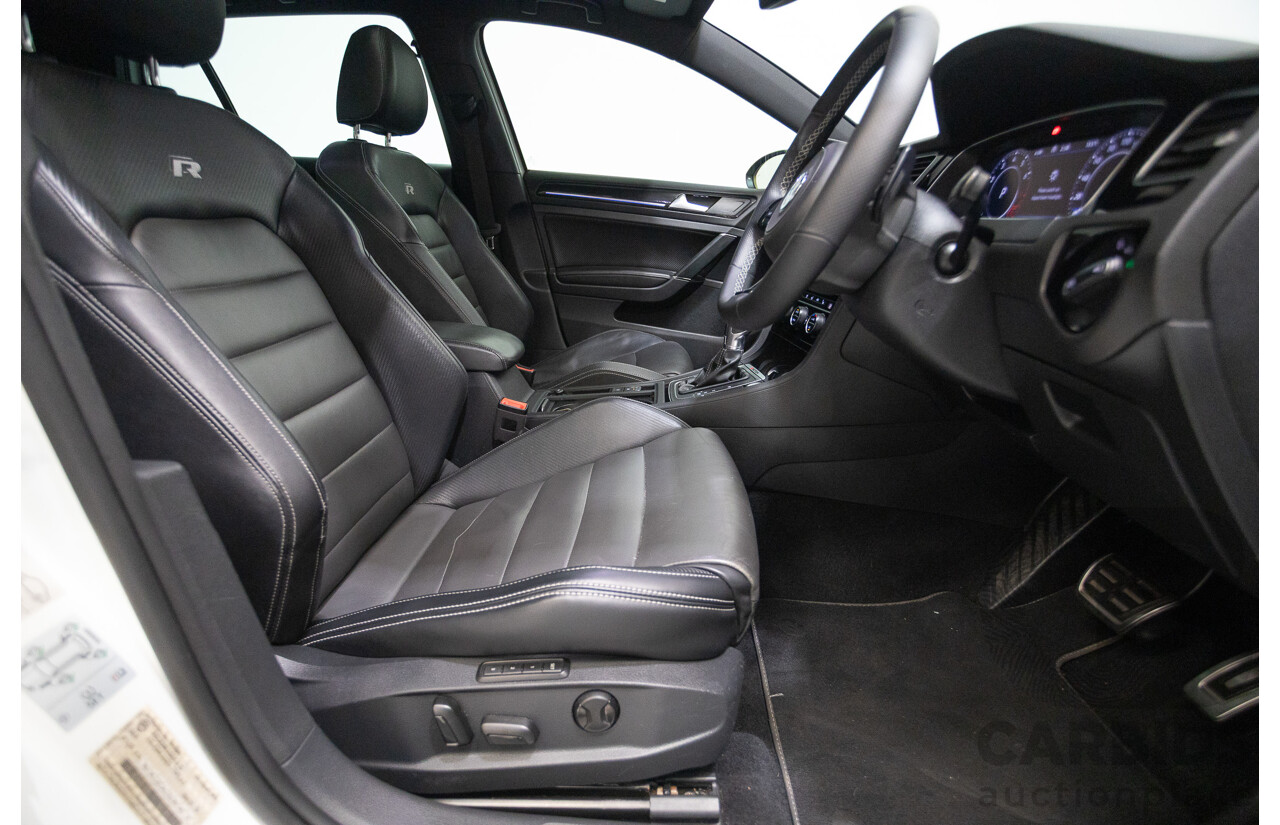 1/2018 Volkswagen Golf R Wolfsburg Edition (AWD) AU MY7.5 5D Hatchback Oryx White Pearl Turbo 2.0L