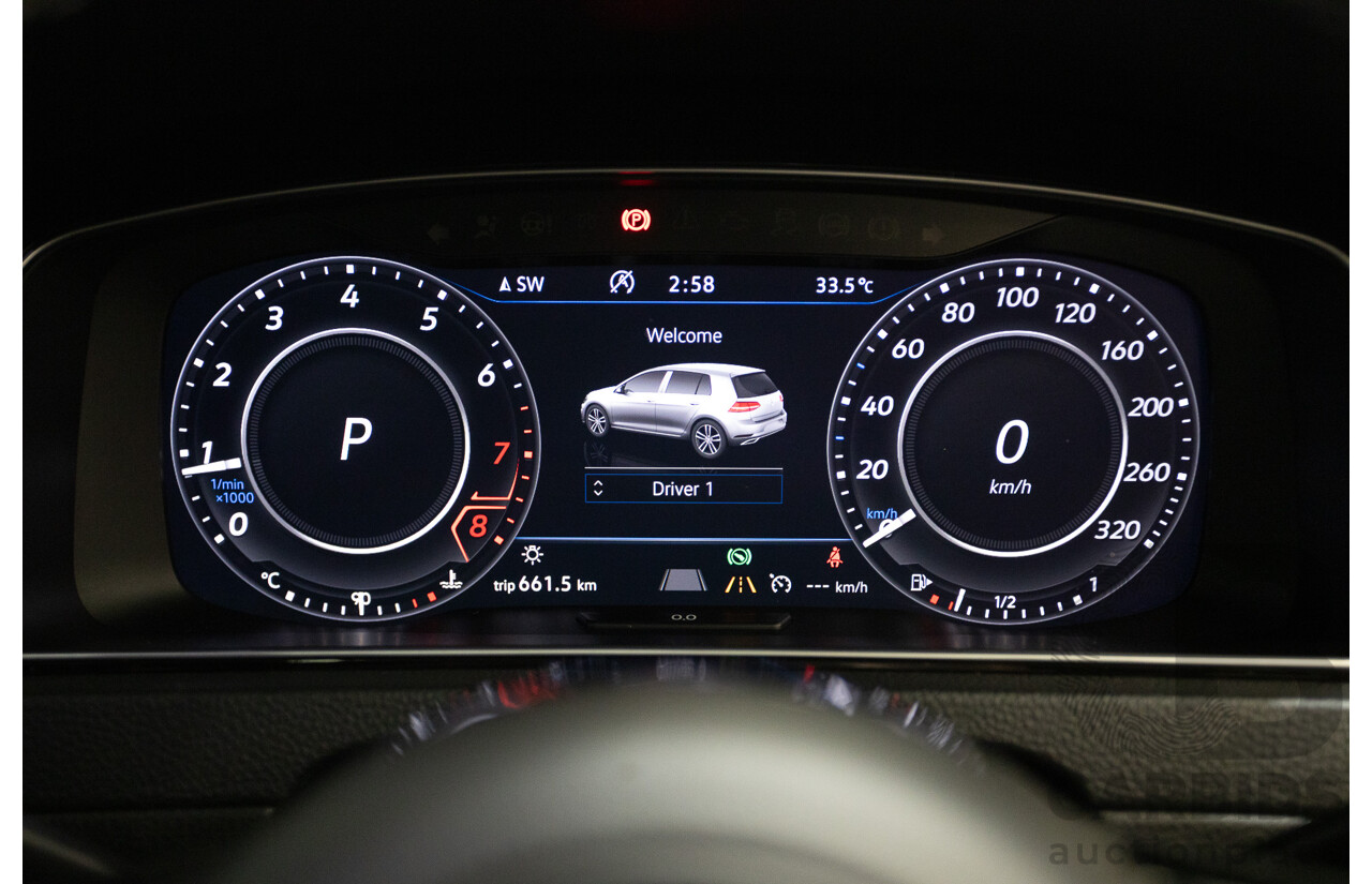 1/2018 Volkswagen Golf R Wolfsburg Edition (AWD) AU MY7.5 5D Hatchback Oryx White Pearl Turbo 2.0L