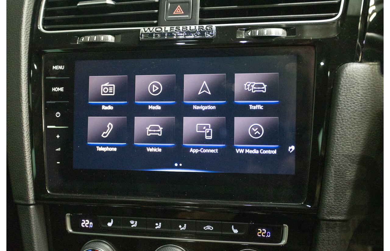 1/2018 Volkswagen Golf R Wolfsburg Edition (AWD) AU MY7.5 5D Hatchback Oryx White Pearl Turbo 2.0L