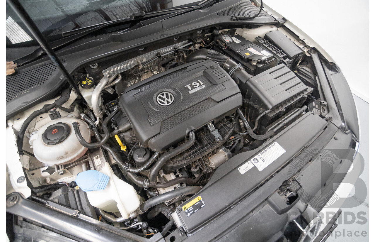 1/2018 Volkswagen Golf R Wolfsburg Edition (AWD) AU MY7.5 5D Hatchback Oryx White Pearl Turbo 2.0L