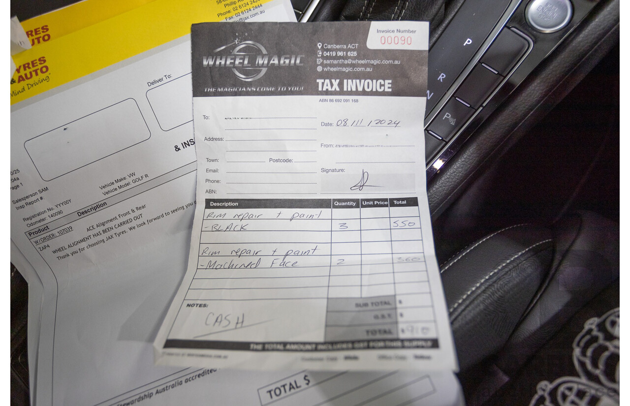 1/2018 Volkswagen Golf R Wolfsburg Edition (AWD) AU MY7.5 5D Hatchback Oryx White Pearl Turbo 2.0L