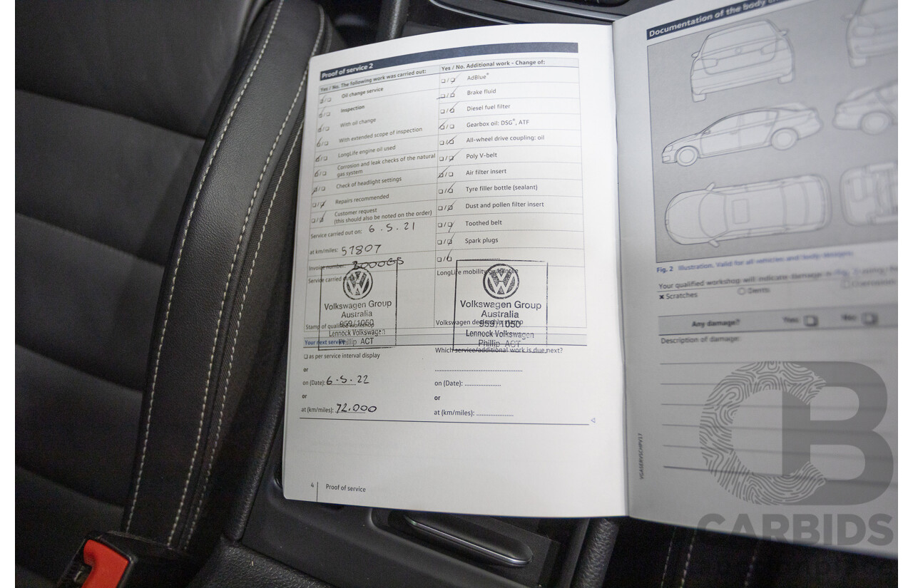 1/2018 Volkswagen Golf R Wolfsburg Edition (AWD) AU MY7.5 5D Hatchback Oryx White Pearl Turbo 2.0L