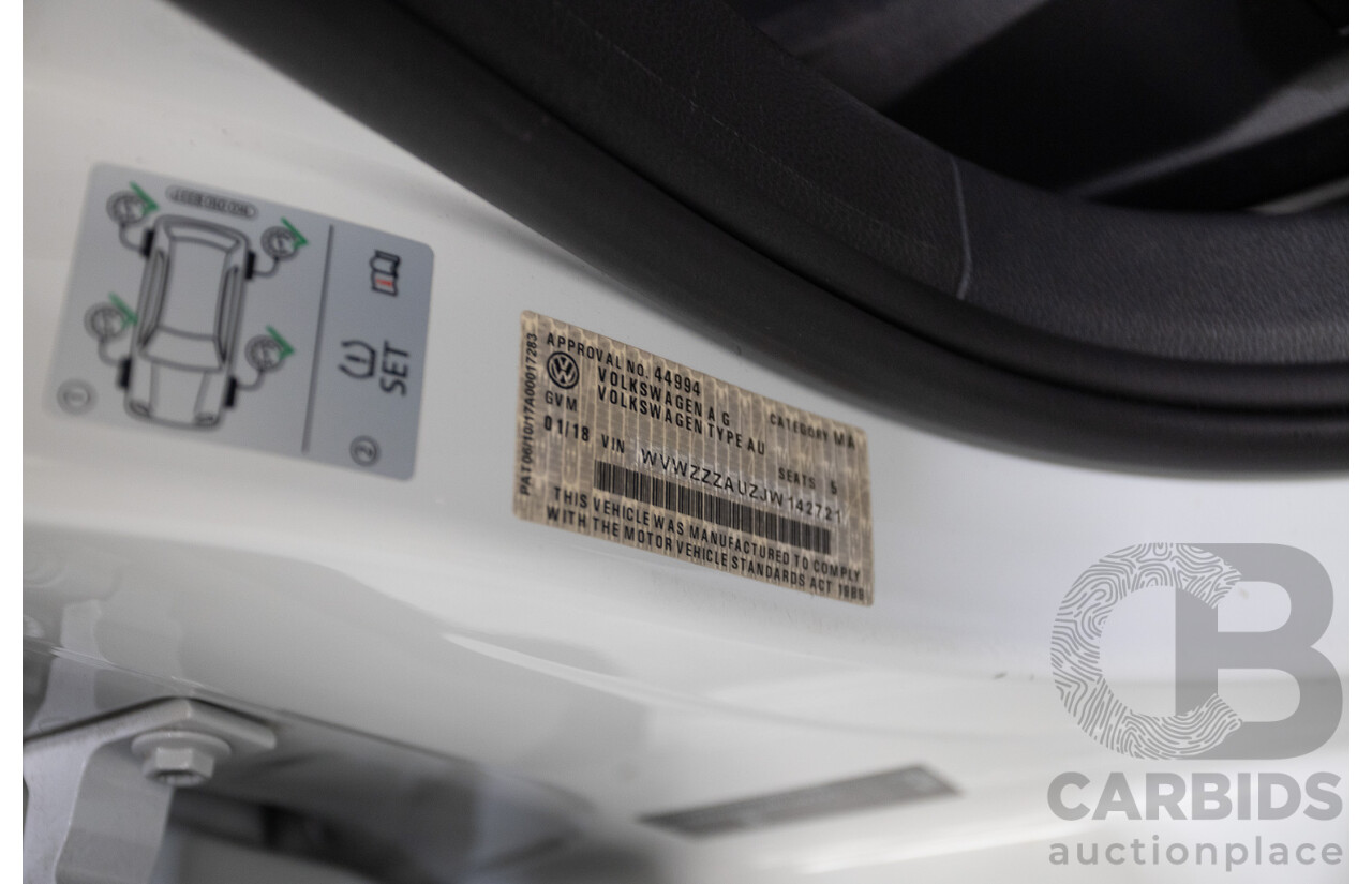 1/2018 Volkswagen Golf R Wolfsburg Edition (AWD) AU MY7.5 5D Hatchback Oryx White Pearl Turbo 2.0L