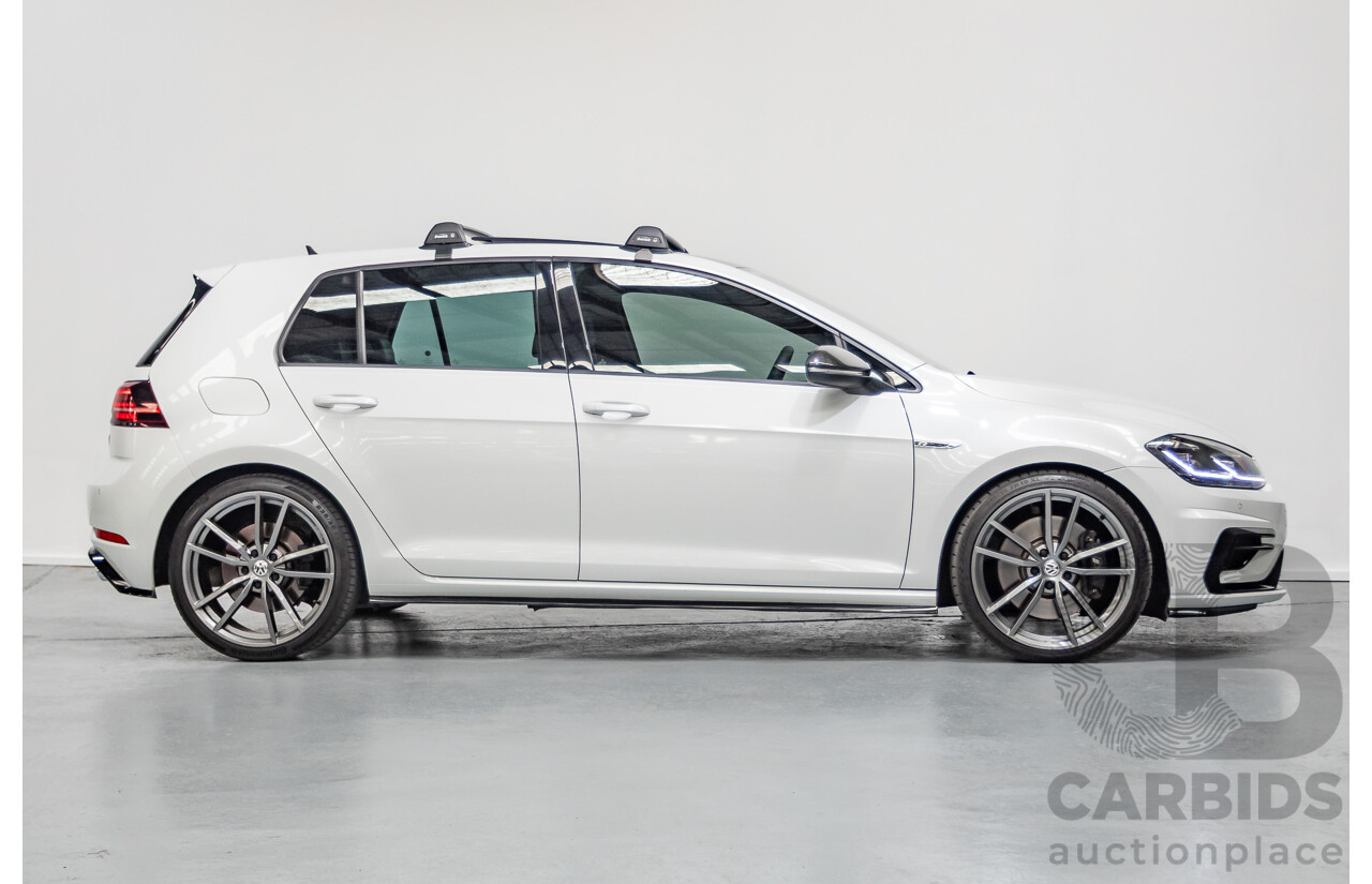 1/2018 Volkswagen Golf R Wolfsburg Edition (AWD) AU MY7.5 5D Hatchback Oryx White Pearl Turbo 2.0L